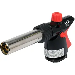 Пальник газовий YATO цанговe з'єднання PIEZO 360° до 2 кВт t=1300 ºC (YT-36712)