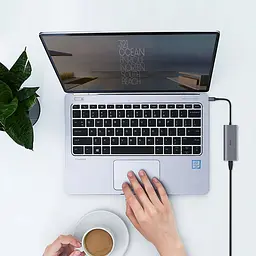 Перехідник HUB WIWU Alpha 831HRT Grey - мініатюра 2