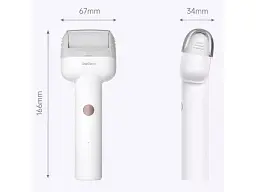 Електропемза (роликова пилка) Xiaomi DOCO Electric Callus Remover PRO (F003) - мініатюра 3