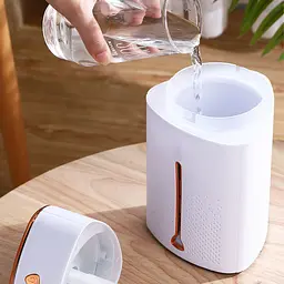 Ультразвуковий зволожувач повітря для дітей з підсвіткою Heavy Fog Humidifier Білий з бронзовим (ST) - мініатюра 6