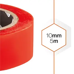 Двостороння клейка стрічка Polax швидкої фіксації 10 мм × 5 м (101-144) - мініатюра 8