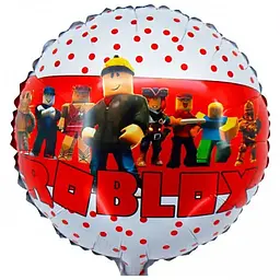 Кулька 18" (45см) Коло Roblox команда на червоному (Китай)/ 0007-984