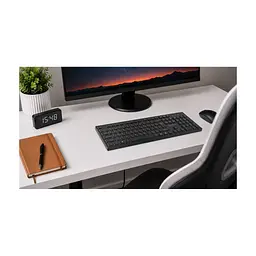 Клавіатура REAL-EL RK-725W Wireless/Bluetooth Black (EL123100061) - мініатюра 2