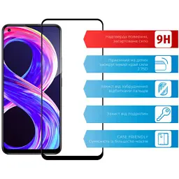 Скло захисне ACCLAB Full Glue Realme 8 Pro (1283126523212) - миниатюра 3