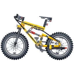 Конструктор велосипед ZHEGAO SPORT BIKE спортивний 240 деталей - мініатюра 2