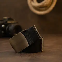 Чоловічий текстильний ремінь Vintage 115х3,8 см acs0018147 - мініатюра 8
