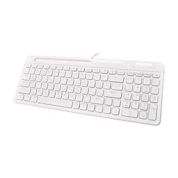 Клавіатура Maxxter KB-01W-UA USB White (KB-01W-UA) - мініатюра 2