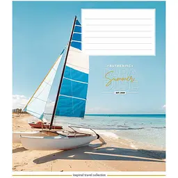 Зошит учнівський Школярик Summer paradise, у клітинку, 24 аркуші, ВД-лак, 25 шт. (024-3251K) - мініатюра 3