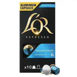 Набор кофе в капсулах L'OR Espresso Decaffeinato 100 капсул (10 п. х 10 шт.) - мініатюра 2