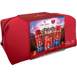Подарунковий набір Old Spice Tomorrowland Special Edition Rockstar: аерозольний дезодорант 150 мл + дезодорант-стік 50 мл + гель для душу 3-в-1 250 мл + косметичка - мініатюра 2