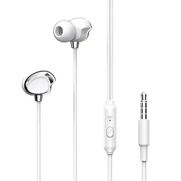 Провідні навушники XO EP53 Wired in-ear earphones Білий