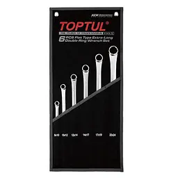 Комплект накидних ключів супердовгих 6од. Toptul hoz0007950