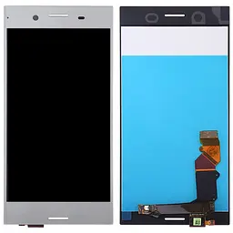 Дисплей Sony G8141 Xperia XZ Premium /G8142 сріблястий, Luminous Chrome, PRC