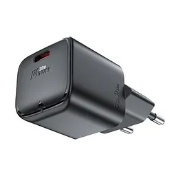 Зарядний пристрій Acefast A73 mini Type-C PD20W GaN чорний - мініатюра 4