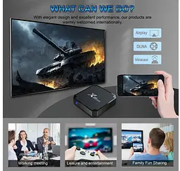 Медіаплеєр Андроїд приставка Smart TV Box X96 Mini W2 Android 11 2 Гб/16Гб - мініатюра 4