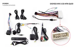 Штатна автомагнітола EasyGo M9-3-32-HTN QLED Hyundai Tucson - мініатюра 2
