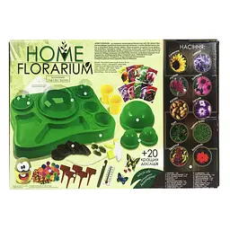 Безпечний навчальний набір для вирощування рослин Danko Toys HFL-01 "Home Florarium" - мініатюра 2