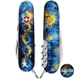 Ніж Victorinox Huntsman Ukraine 91мм 15функ/ДНК Українця - мініатюра 2