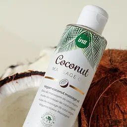 Масажна олія Intt Coconut Vegan, 150 мл (кокос) - мініатюра 2