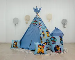 Вігвам палатка PAW Patrol + кошик для іграшок - мініатюра 10