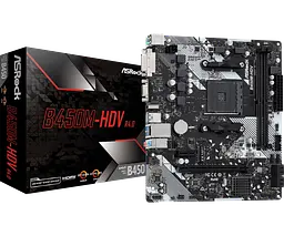 Материнська плата ASRock B450M-HDV R4.0 Socket AM4 (B450M-HDV R4.0) Б/В - мініатюра 5