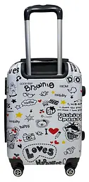 Валіза маленька Worldline Airtex 809/love полікарбонат 55×39×20 см Різнокольоровий - мініатюра 3