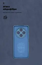 Чохол ArmorStandart ICON для Tecno Spark 30C 4G (kl5) Camera cover Dark Blue - мініатюра 4