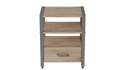 Тумба універсальна Ferrum-decor Вів'єн 1/1 50x41x40 сірий ДСП Дуб Сан-Марино 16мм (FRD-104152) - мініатюра 7