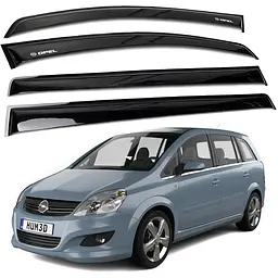 Дефлектори вікон вітровики для Opel Zafira B 2005-2011 Voron Glass