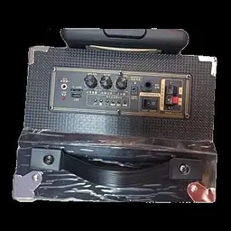 Акумуляторна акустична система XPRO A8-2T колонка валіза 60Вт USB SD FM радіо Bluetooth 1 радіомікрофон ДУ чорна (A8-2T) - мініатюра 5