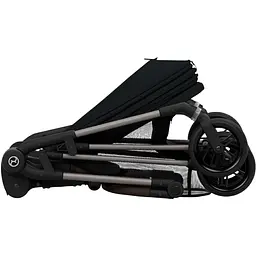 Коляска Cybex Melio Moon Black з бампером чорна (522002647) - мініатюра 7