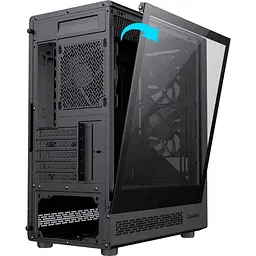 Корпус GameMax Focus M Tempered Glass Black (Focus MB) Без БП - мініатюра 3