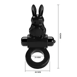Ерекційне кільце Pretty Love Exciting Ring, чорне PRETTY LOVE BI-210245 103654 - мініатюра 7