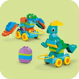 Конструктор LEGO DUPLO Town Динозаври на колесах 3в1 108 деталей (10451) - мініатюра 16