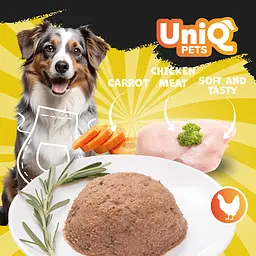 Консерви для собак UNIQ PETS DOG WET FOOD ROYAL CHICKEN з куркою, 375 г - мініатюра 4