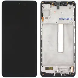 Дисплей Samsung M536 Galaxy M53 5G чорний, OLED, з рамкою
