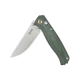 Ніж складаний туристичний SRM Medal 255L-MG3 (8.2 см) 140Cr / Micarta зелений - мініатюра 2