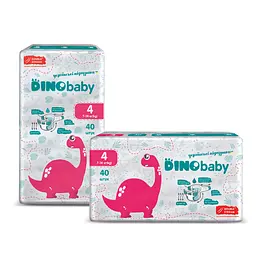 Підгузки Dino Baby 4 (7-14 кг), 40 шт. - мініатюра 3
