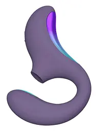 Кліторально-вагінальний звуковий стимулятор LELO Enigma Cyber Purple - мініатюра 3