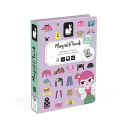 Магнітна книга Вбрання для дівчинки 46ел Janod det0017711 - мініатюра 4