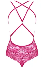 Боді Obsessive 860-TED-5 (Малиновий, S/M) Obsessive 85715 96904 - мініатюра 4
