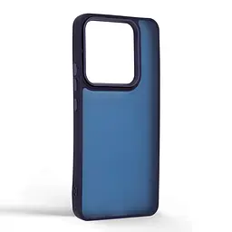 Противоударный чехол для Xiaomi Redmi Note 14 4G, Frame, синий, панель-накладка, термополиуретан TPU + поликарбонат PC, защита всего корпуса, защита кнопок и камеры, устойчив к деформациям, ArmorStandart (ARM82444) - мініатюра 2