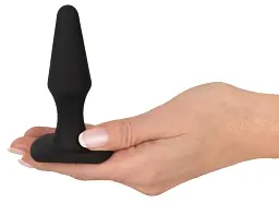 Анальна пробка Feel Magic Shiver Butt Plug 10.5 см (чорний) - мініатюра 4