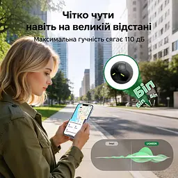 Bluetooth-трекер для пошуку речей UGREEN FineTrack 2 FT309 2 шт. AirTag пошукова мітка Apple Find My для iPhone з iOS 14.5+ або iPad з iPadOS 14.5+ звуковий пошук поблизу до 110 дБ пиловологозахист IP68 сповіщення про залишену річ режим втрати до 7 років роботи батарея без заміни та перезаряджання флуоресцентні елементи 4 шнурки в комплекті чорний (95020A) - мініатюра 14