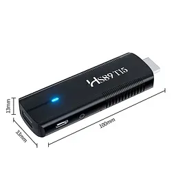 Смарт ТВ приставка-стік Hugsun HS89 T15 2/16 Гб Smart TV Stick Android TV 14 - мініатюра 5