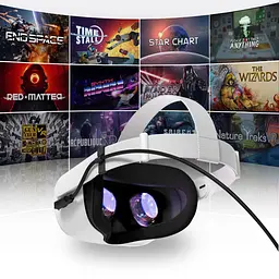 Кабель Oculus Link Type-C/Type-C USB-A 2в1 Quest 2/3/Pro/Pico 4 3.2 5 м Чорний (CC-AC-5mGB) - мініатюра 7