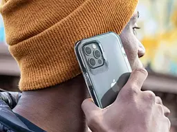 Протиударний прозорий чохол GEAR4 Piccadilly D3O для iPhone 11 (6.1") Black + Transparent - мініатюра 2
