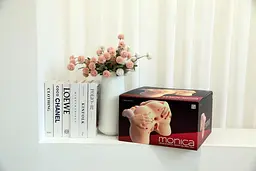 Мастурбатор-попа Naked Factory MONICA, вагіна + анус, 2 канали, дуже реалістичний, наскрізний - мініатюра 10