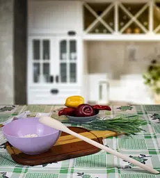 Ложка кухонна кухарська дерев'яна 40 см, Woodly Бежевий 84951 - мініатюра 5