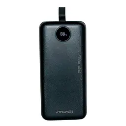 Повербанк AWEI Power Bank P114k, 50000 mAh Черный, мощный повербанк для роутера, модема, powerbank type c - миниатюра 7